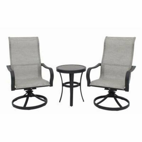 Plaza Outdoor Patio Furniture Paler Bistro Set - 3 Piece PL3254538